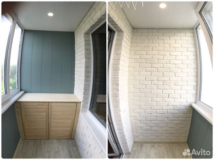 Отделка и утепление балконов/лоджий