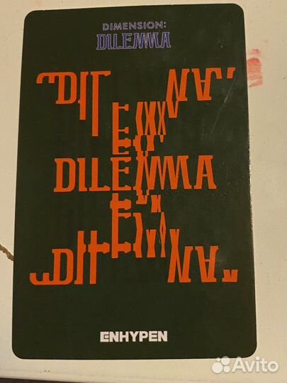 Неофициальная карточка Ни-ки из Enhypen