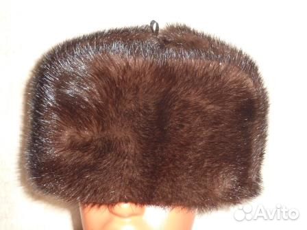 Шапка мужская норковая