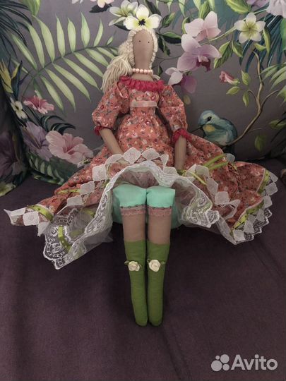 Интерьерная кукла тильда