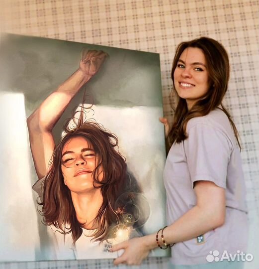 Портрет по фото на заказ маслом