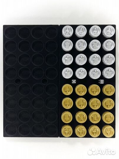 Подарочные шахматы шашки / фишки для нард 3в1