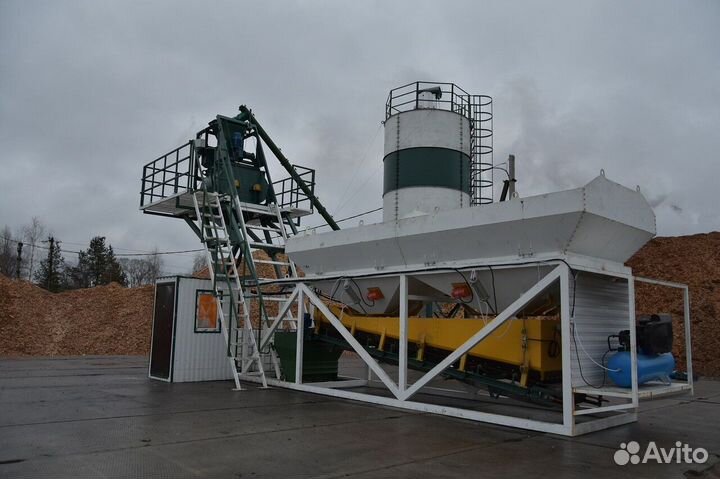 Бетонный завод мобильный 15 м3 под ключ