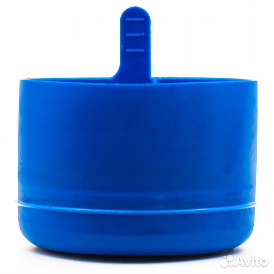 Пробка для бутылей 19 л. голубая