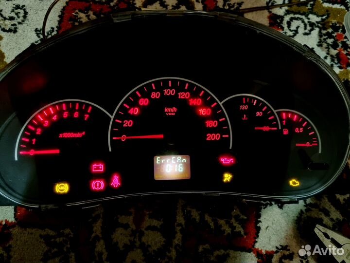 Щиток приборов Калина/Приора работает по Кан-Шине