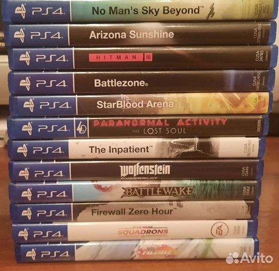 Игры для Sony PS4 VR