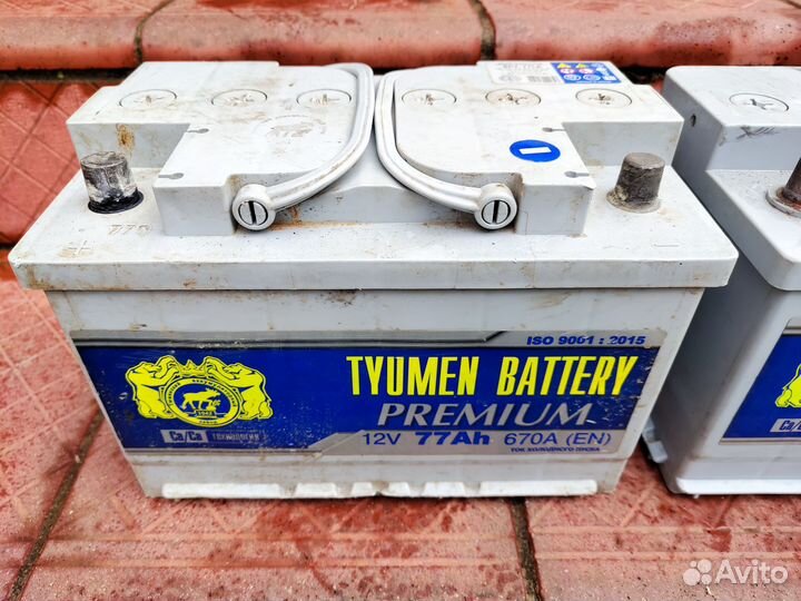Аккумулятор автомобильный Тюмень Premium 77Ah 670A