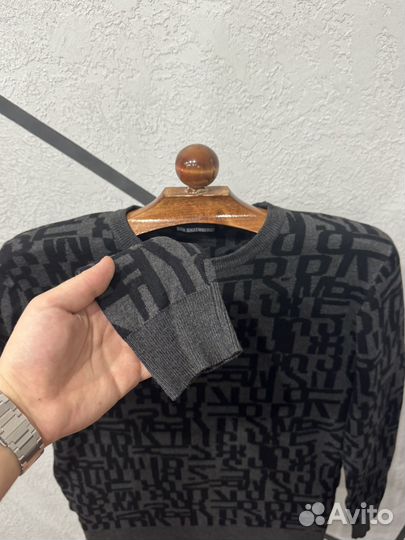 Dirk bikkembergs джемпер кашемир шелк шерсть ориг