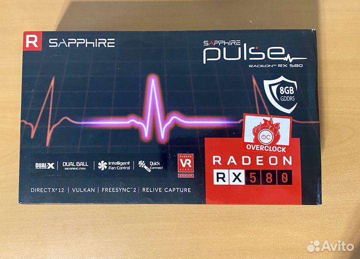 Sapphire pulse radeon RX 580 8G