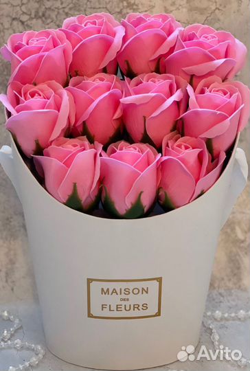 Букет из мыльных роз (11штук,27штук,51штука,101 шт