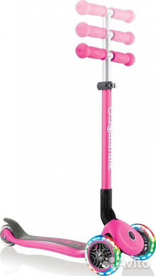 Самокат трехколесный Globber primo foldable lights