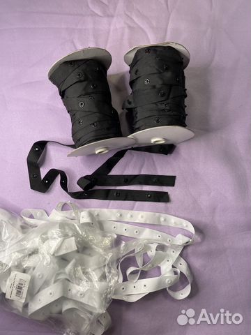 Кнопки на ленте, фурнитура швейная