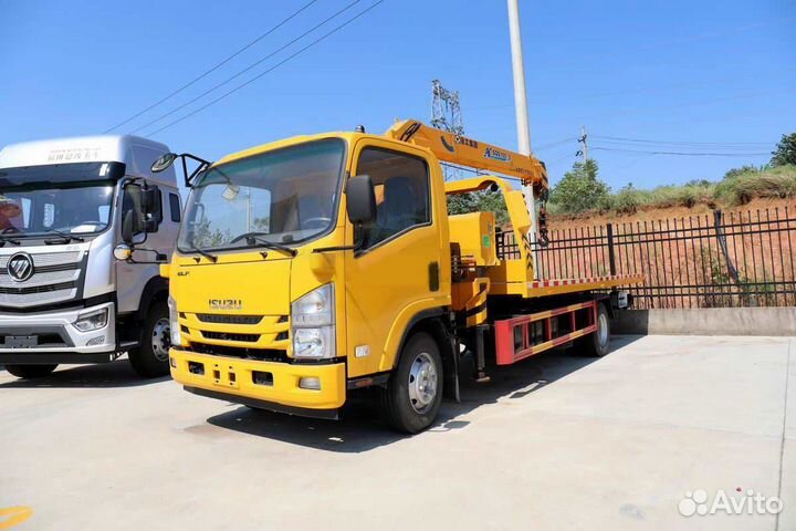 Isuzu Elf (N-series) с КМУ, 2024