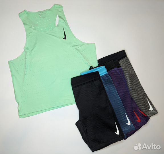 Комплект Nike AeroSwift Майка + Тайтсы