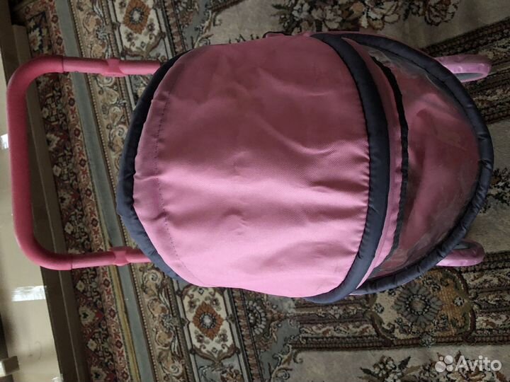 Детская коляска с пупсом, новая