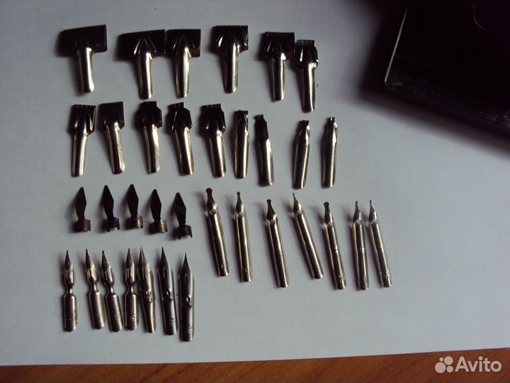 Чертежные и плакатные перья, ручки