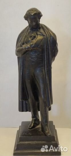 Статуэтка пушкин чугун 1974 г касли. СССР. родная