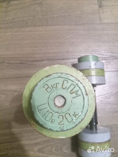 Гантели СССР по 8кг