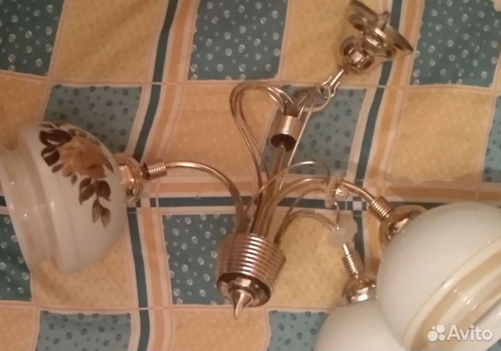Люстра потолочная бу