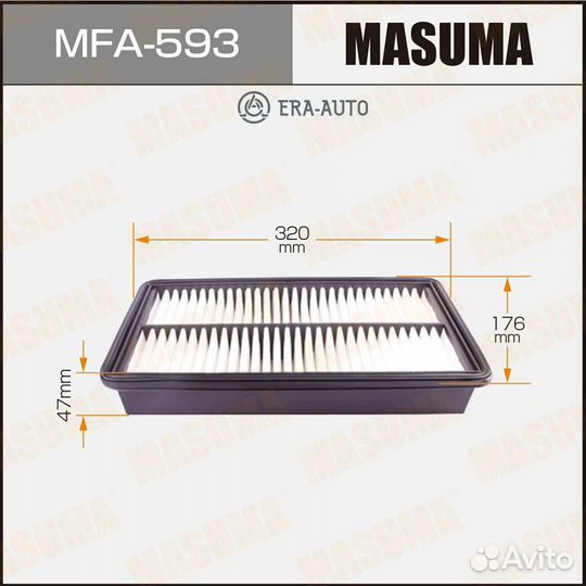 Masuma MFA-593 MFA-593 фильтр воздушный\ Mazda 626