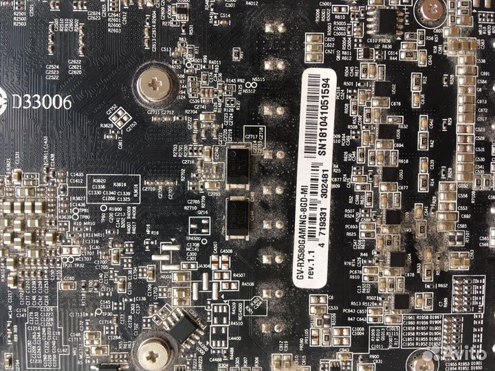 Видеокарта Gigabyte Radeon RX580 8GB