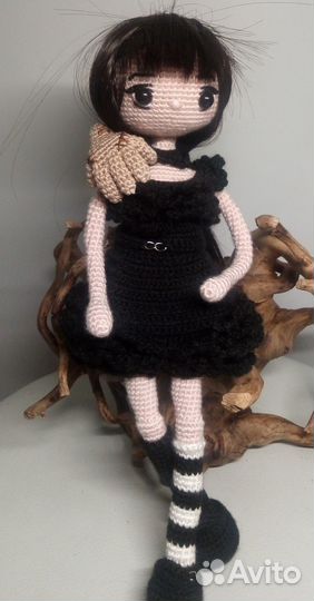 Уэнсдей Аддамс и Живая Рука Вещь. 30 см. Wednesday