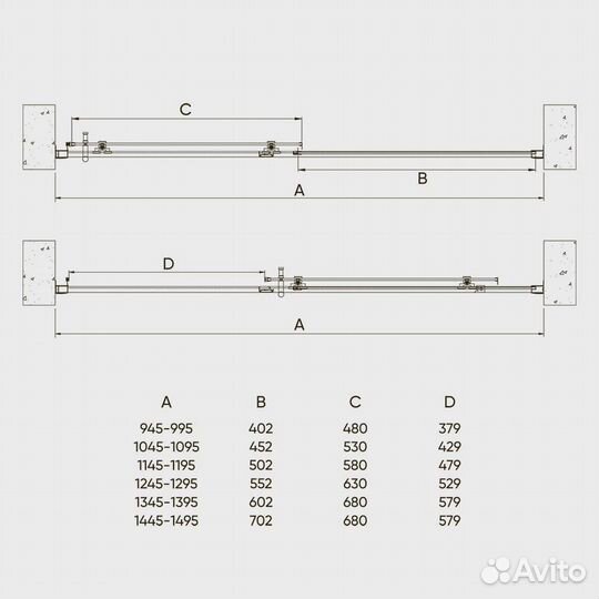 Veconi VN72-150-01-C4 Душевая дверь