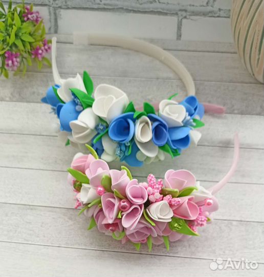 Ободок ручной работы из фоамирана