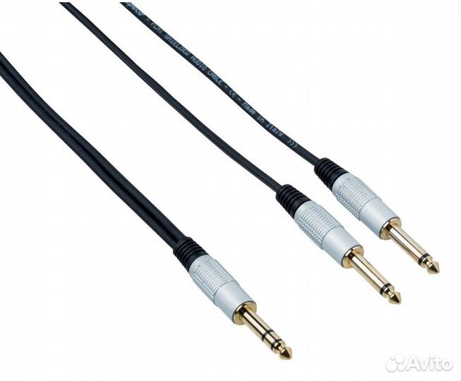 Кабель межблочный стерео Jack-2Jack Bespeco RCY200