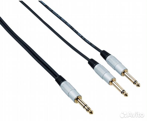 Кабель межблочный стерео Jack-2Jack Bespeco RCY200