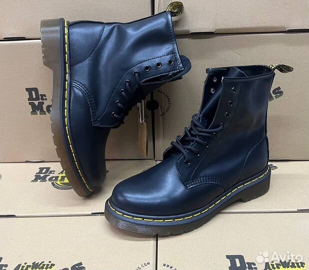 Ботинки Dr.Martens чёрные унисекс без меха