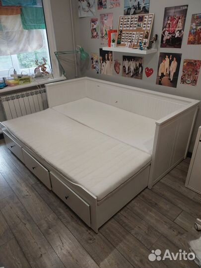 Кровать двухспальная IKEA hemnes