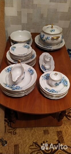 Столовый сервиз. Фарфор. СССР. Барановский фз