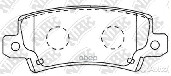 Колодки NiBK PN1827 PN1827 NiBK