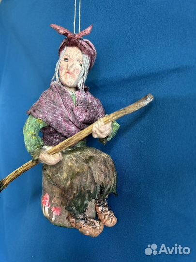 Ватные елочные игрушки новые