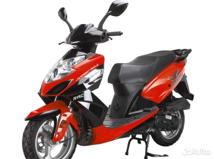 Скутер racer RC150T-15 stells sport красный
