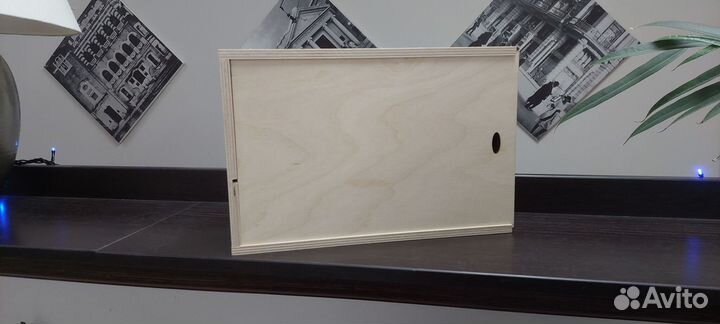 Коробка подарочная деревянная