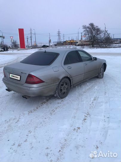 Mercedes-Benz S-класс 5.0 AT, 2000, 245 000 км