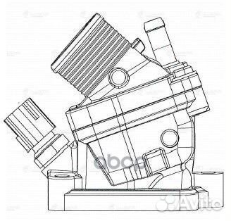 Термостат Volvo XC90 (02) 2.4D/2.5T LT1093 luzar