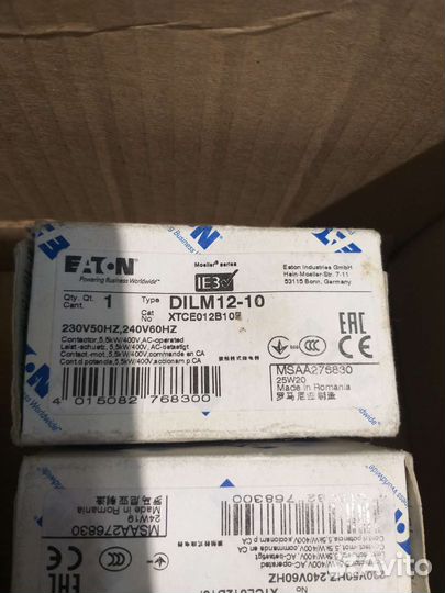 Контакторы-автоматы eaton dilm/pknm/PEL/PKZ/PKE