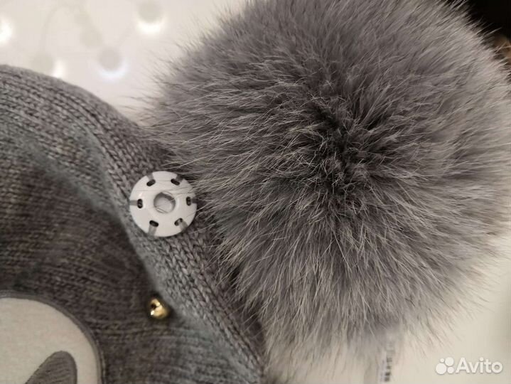 Шапка детская шлем зимняя shumi