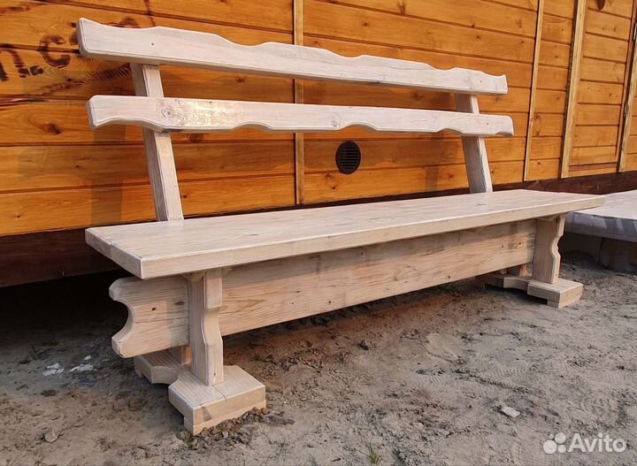 Скамья садовая