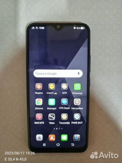 Продам смартфон vivo1906