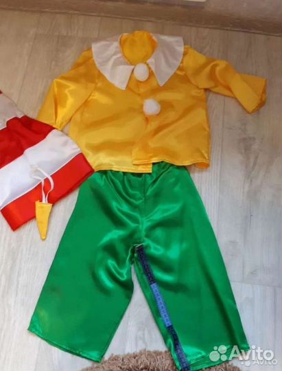 Новогодние костюмы гном, пират, обезьяна, снеговик