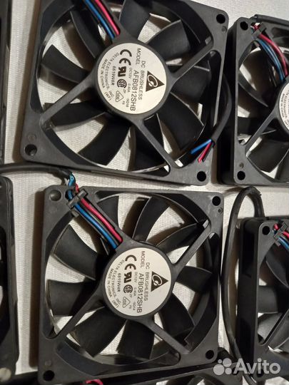 Вентилятор 80 х 80 мм, 12 в