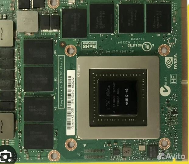 Nvidia apple iMac Quadro k3100m 4gb