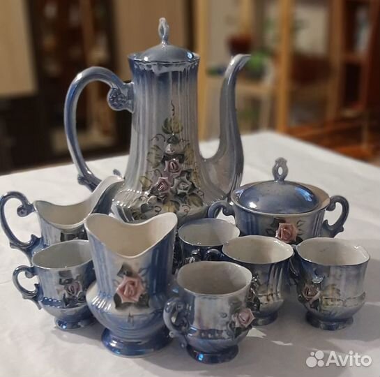 Сервиз кофейный с лепниной