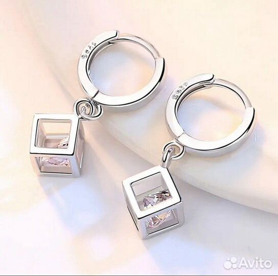 Серебряные серьги