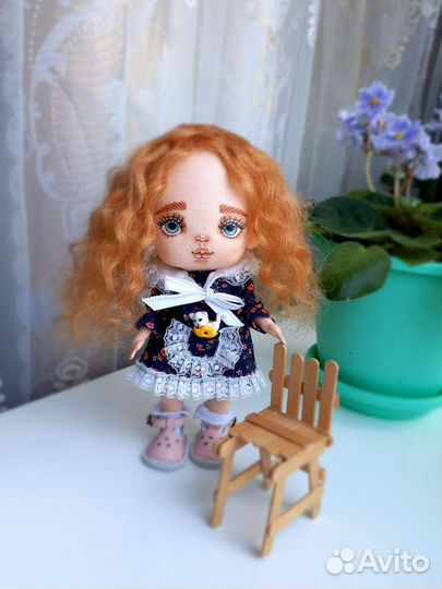 Кукла интерьерная, текстильная ручной работы