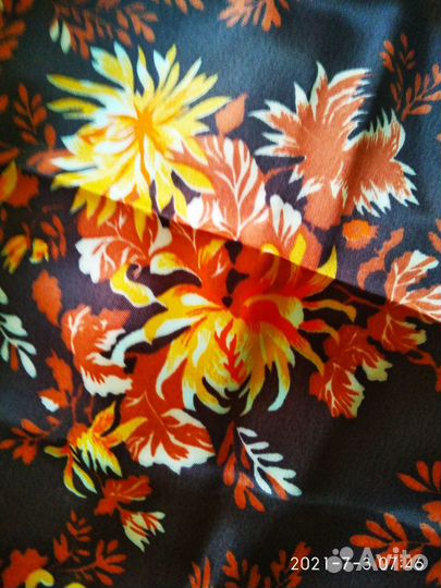 Отрез шелковой плательной ткани, СССР